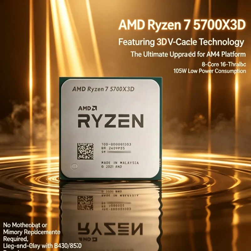 Amd Cpu Ryzen 7 - معالج AMD Ryzen 7 5700X3D لبناء