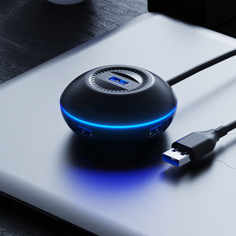 Esports Gaming Splitter - موزع USB 3.0، موسع USB بأربعة