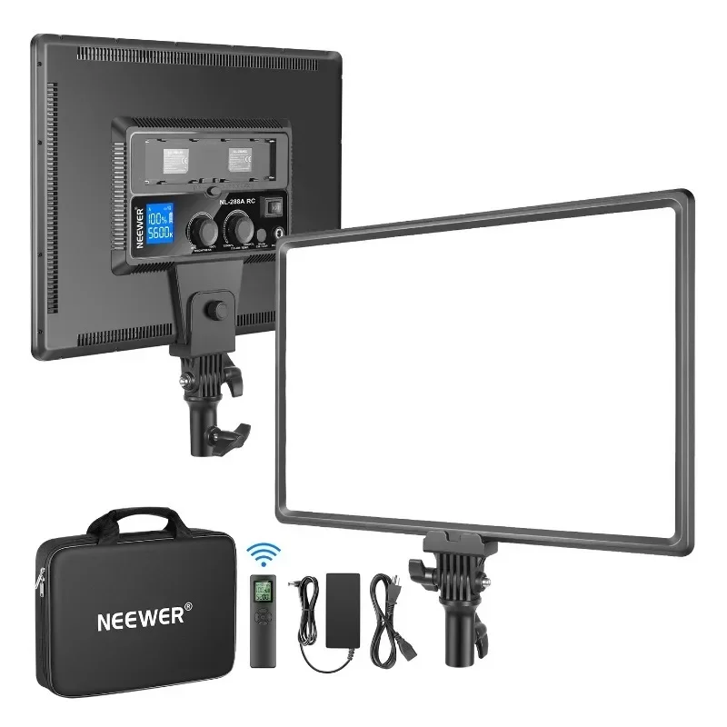 ضوء فيديو LED طراز NL288 مع جه - مراجعة Led Light Panel Stream وسعره