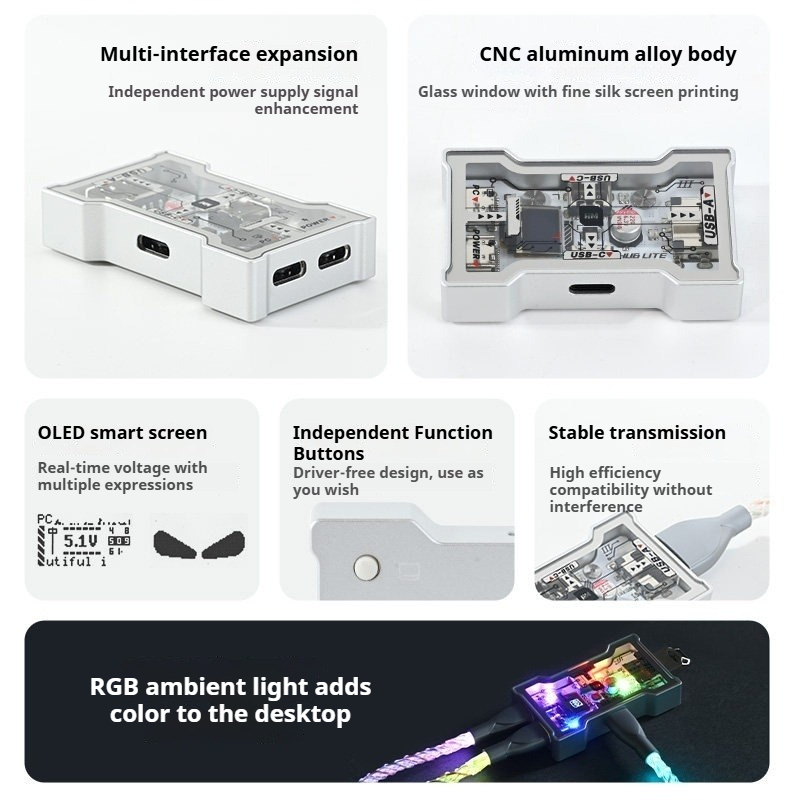 HMLAB HUB Lite - موزع USB للأل - مراجعة Esports Gaming Splitter وسعره