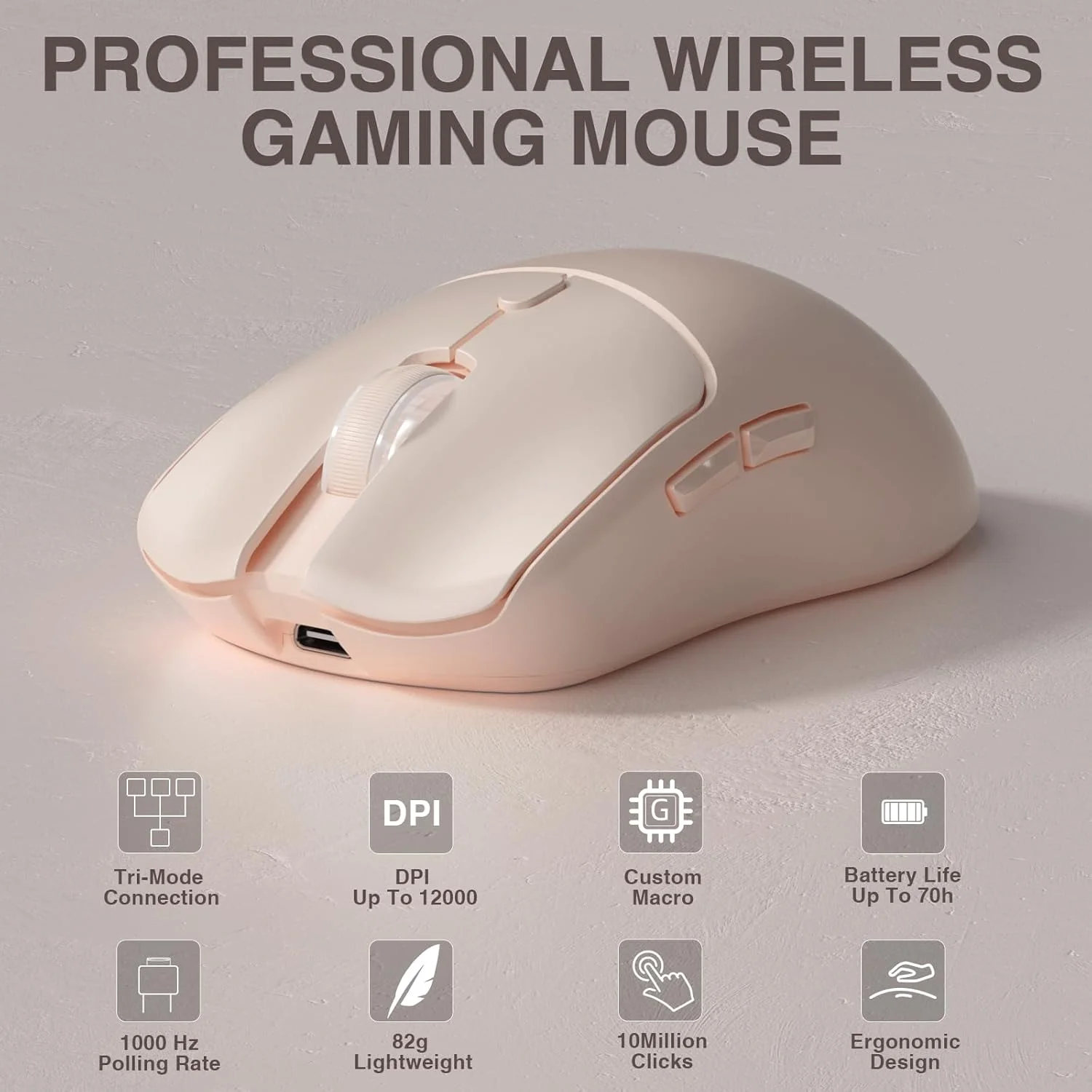 فأرة ألعاب لاسلكية ثلاثية الأو - مراجعة Esports Gaming Pc وسعره