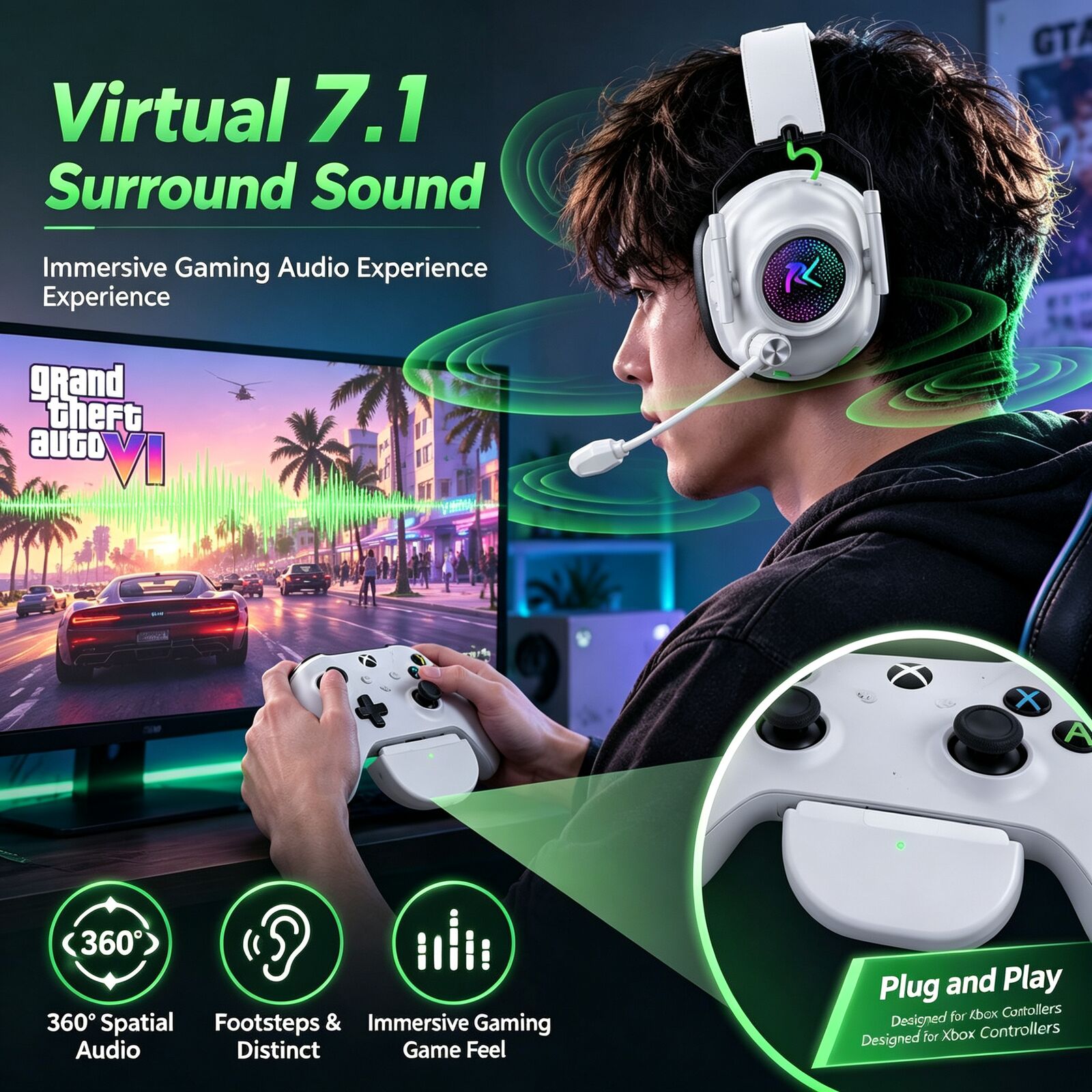 سماعة رأس بلوتوث مخصصة لجهاز X - مراجعة Esports Gaming Platform وسعره