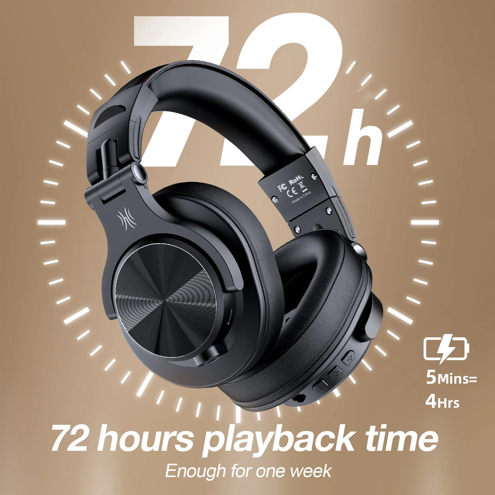 سماعات رأس بلوتوث Oneodio Fusi - مراجعة Gaming Headset 7.1 وسعره