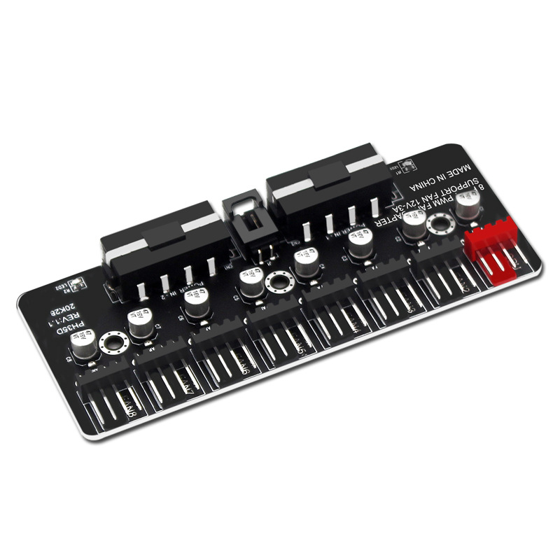 PC 1-8 قناة 4Pin PWM مراوح الت - مراجعة Esports Gaming Splitter وسعره