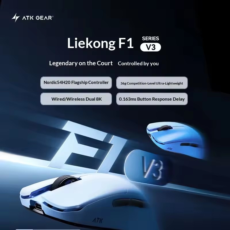 ماوس لاسلكي ثلاثي الأوضاع ATK  - مراجعة Esports Gaming Pc وسعره