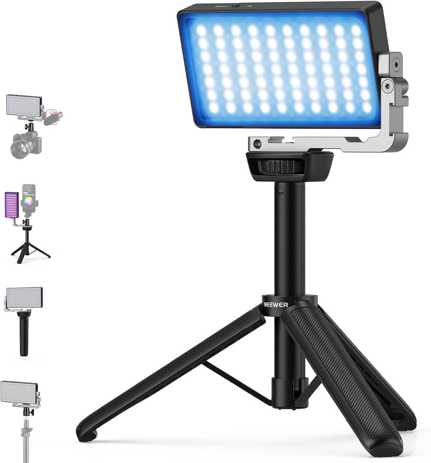 نيور 12 واط إضاءة فيديو RGB عل - مراجعة Led Light Panel Stream وسعره