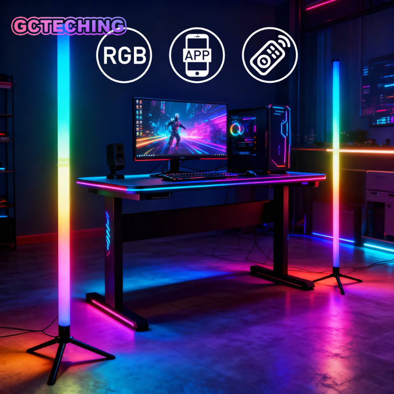 مصباح أرضي LED RGB للألعاب مع  - مراجعة Esports Gaming App وسعره